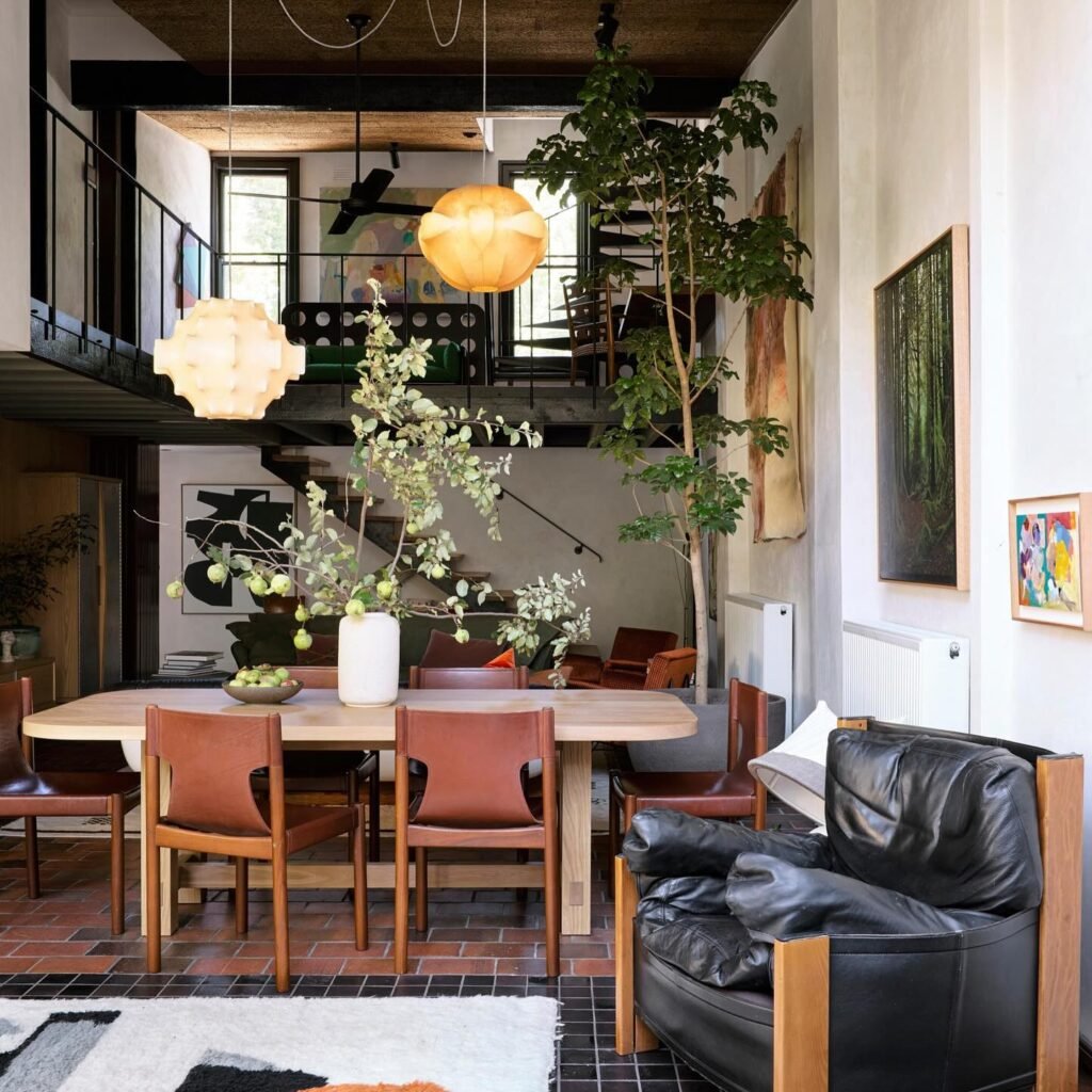 Aesthetic Loft Apartment - Mid-Century Modern Living