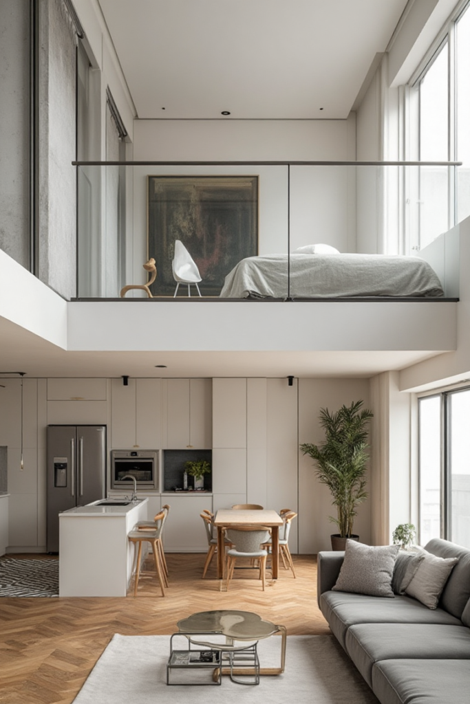 Aesthetic Loft Apartment - Scandinavian Sophistication