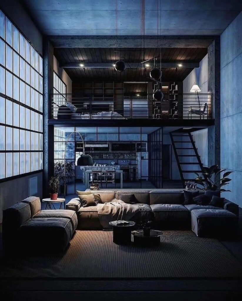 Loft Apartment with Modern Industrial Edge