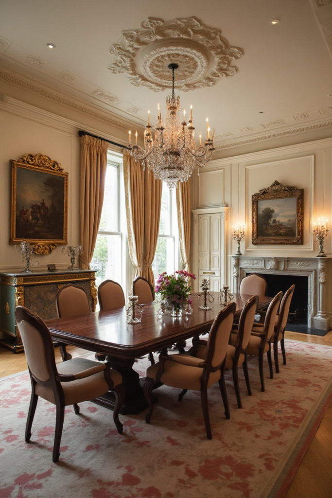 Old Money House Decor: Formal Dining Room