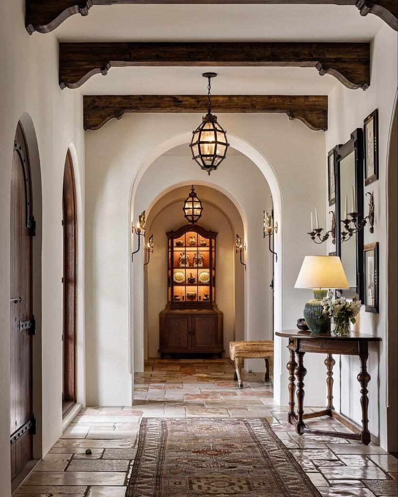 Foyer Ideas Entryway: Mediterranean Arches