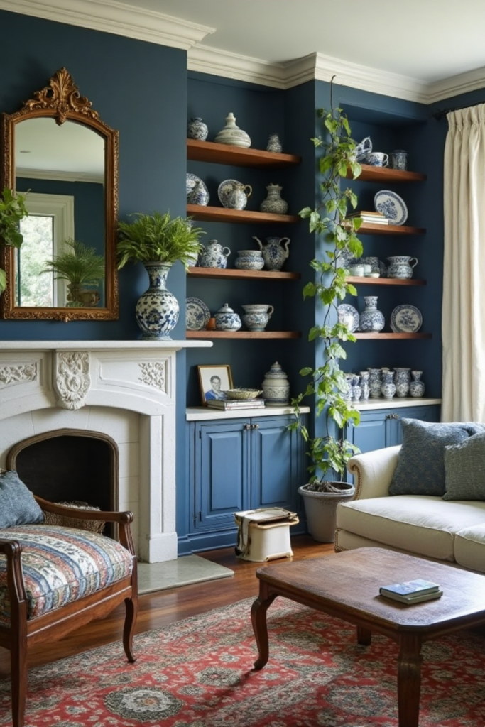 Classic Blue Living Space