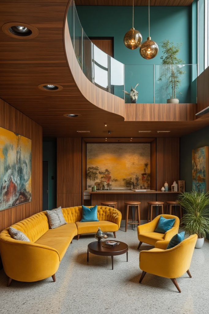 Aesthetic Loft Apartment with Color Drama