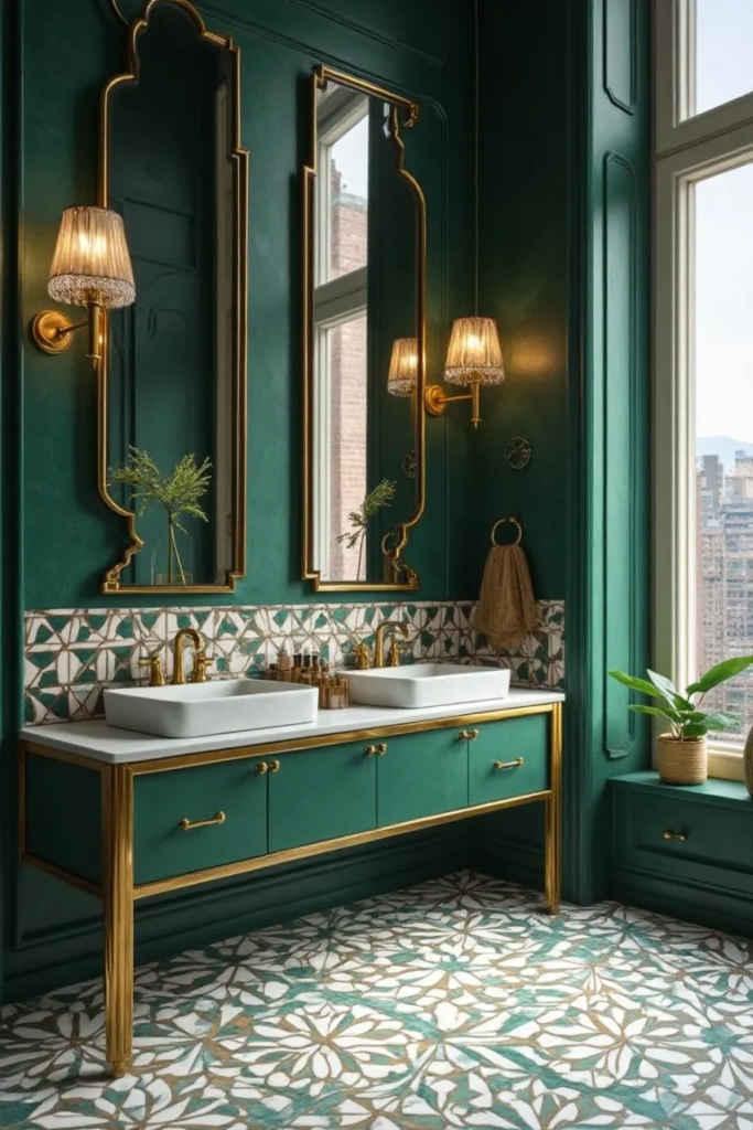 Emerald Art Deco Revival