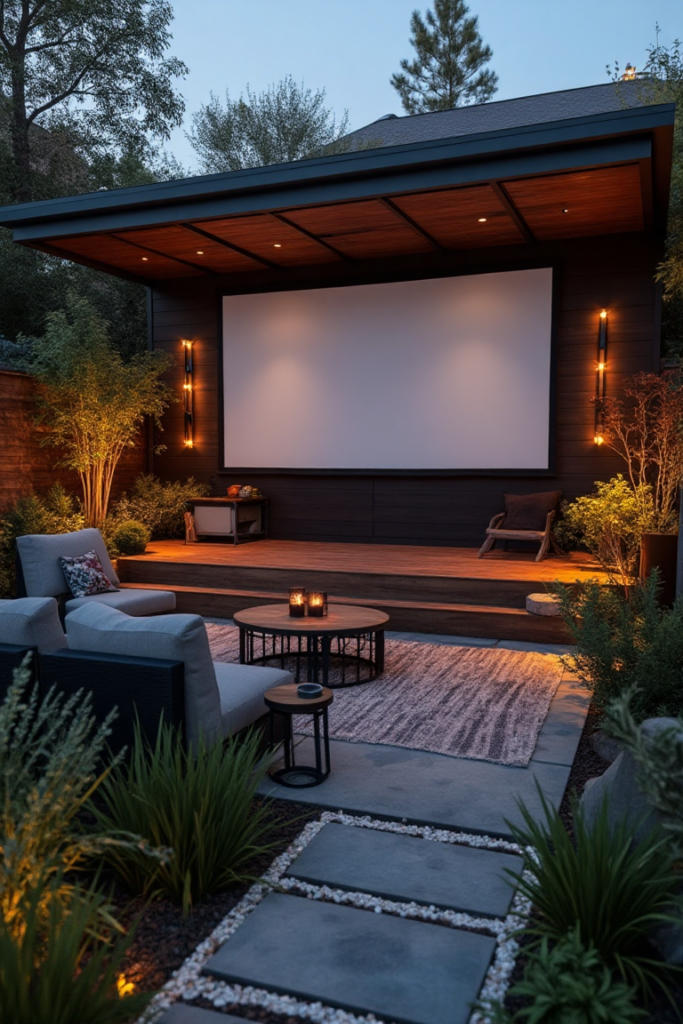 Backyard Cinema Retreat