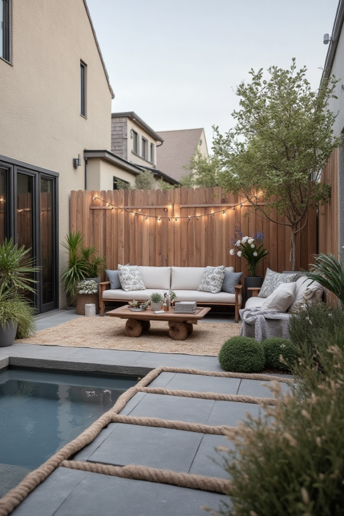 Coastal Modern Courtyard