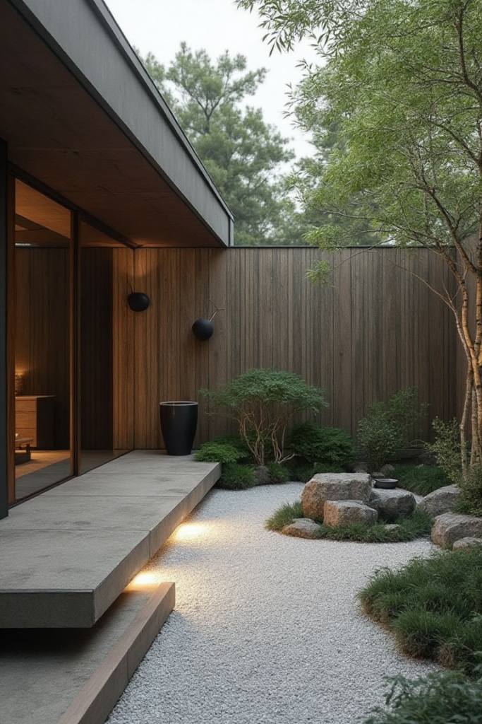 Minimalist Japanese Garden