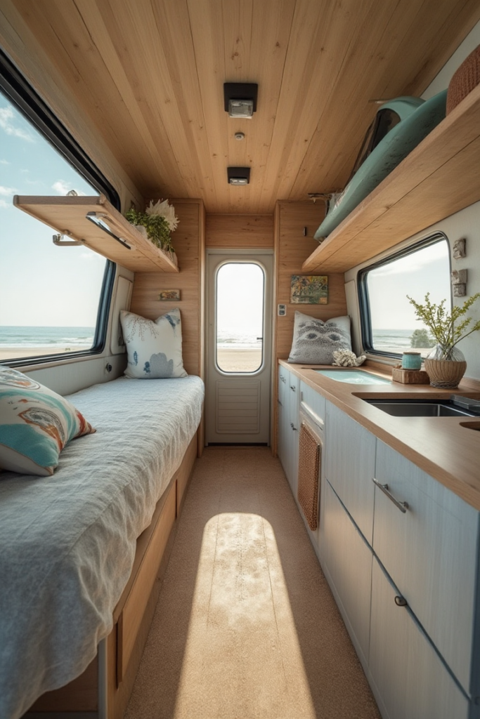 Coastal-Inspired Van Interior